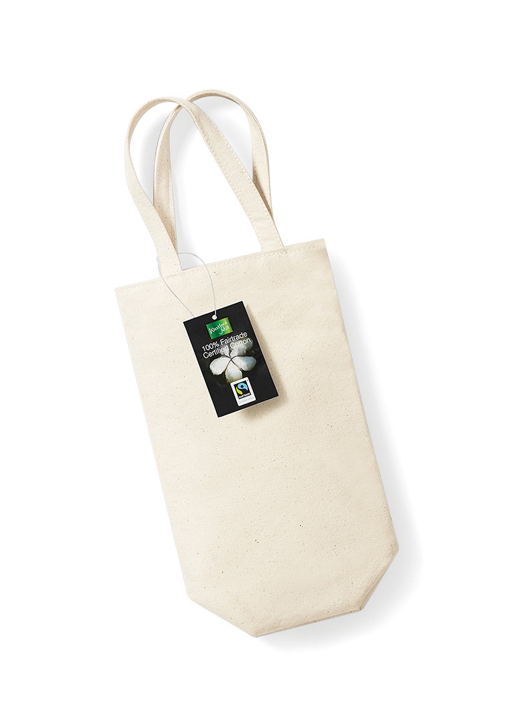 Fairtrade Cotten Bottle Bag Natural