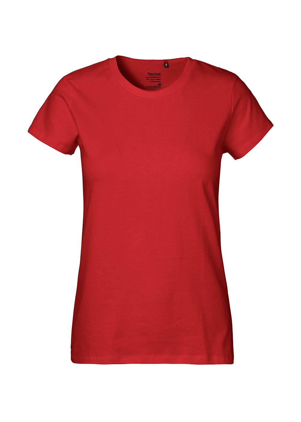 Økologisk Dame T-shirt Red