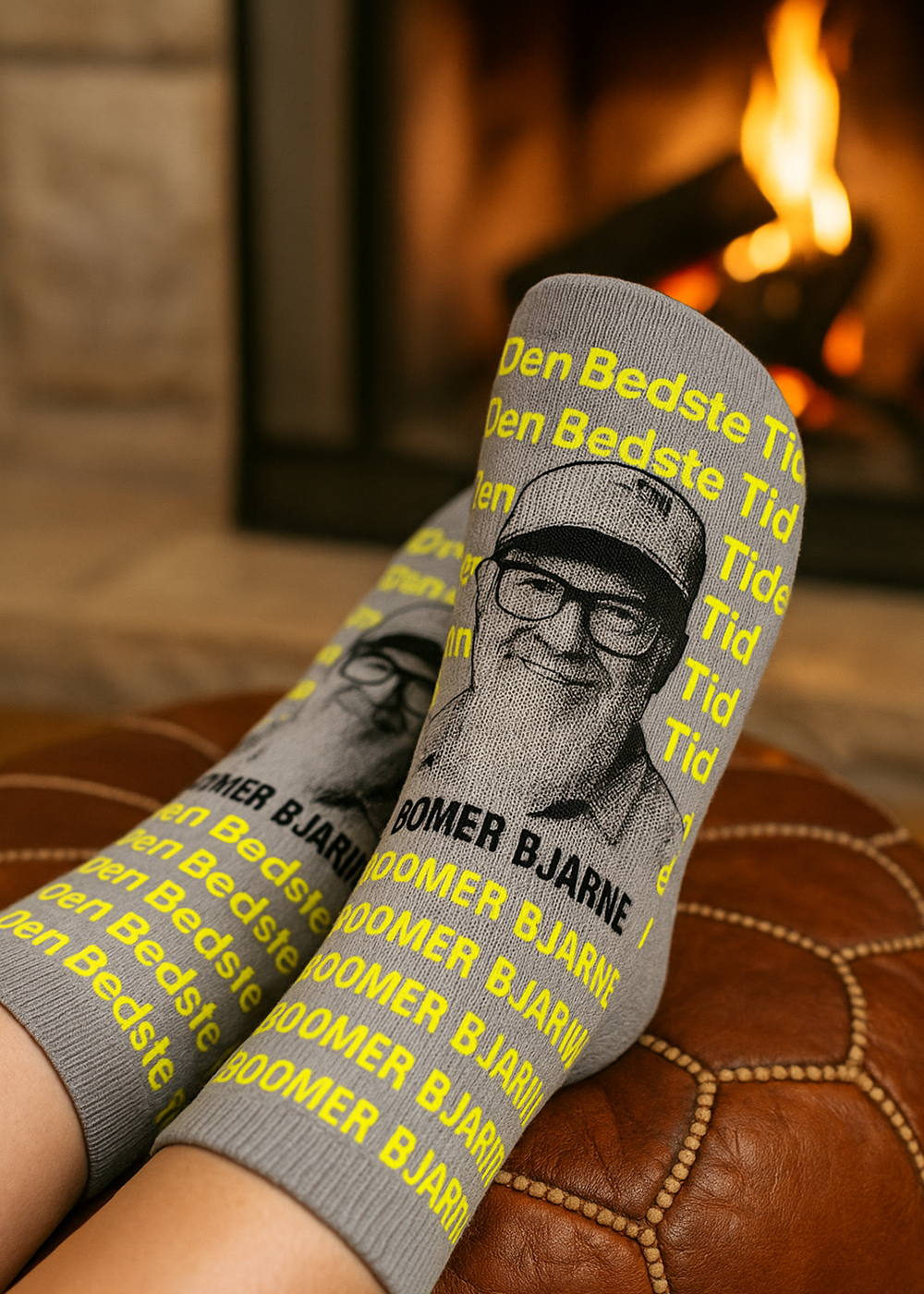 Eget Design - Fuldfarvede Strømper m/fuldprint