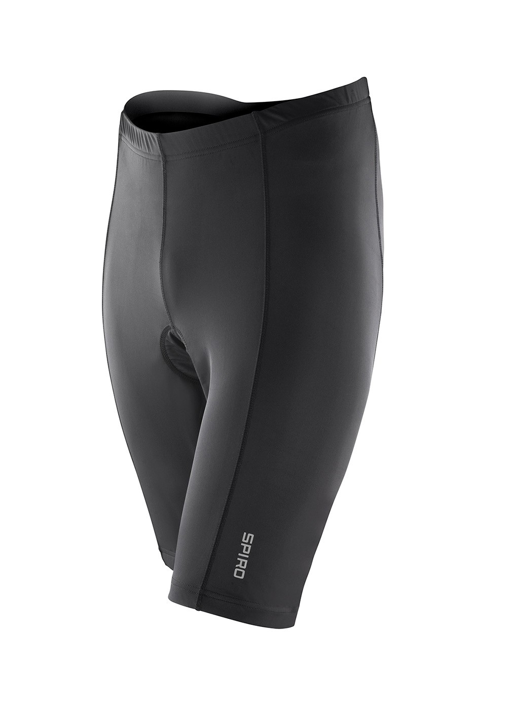 Mens Padded Bikewear Shorts 1/4 Black