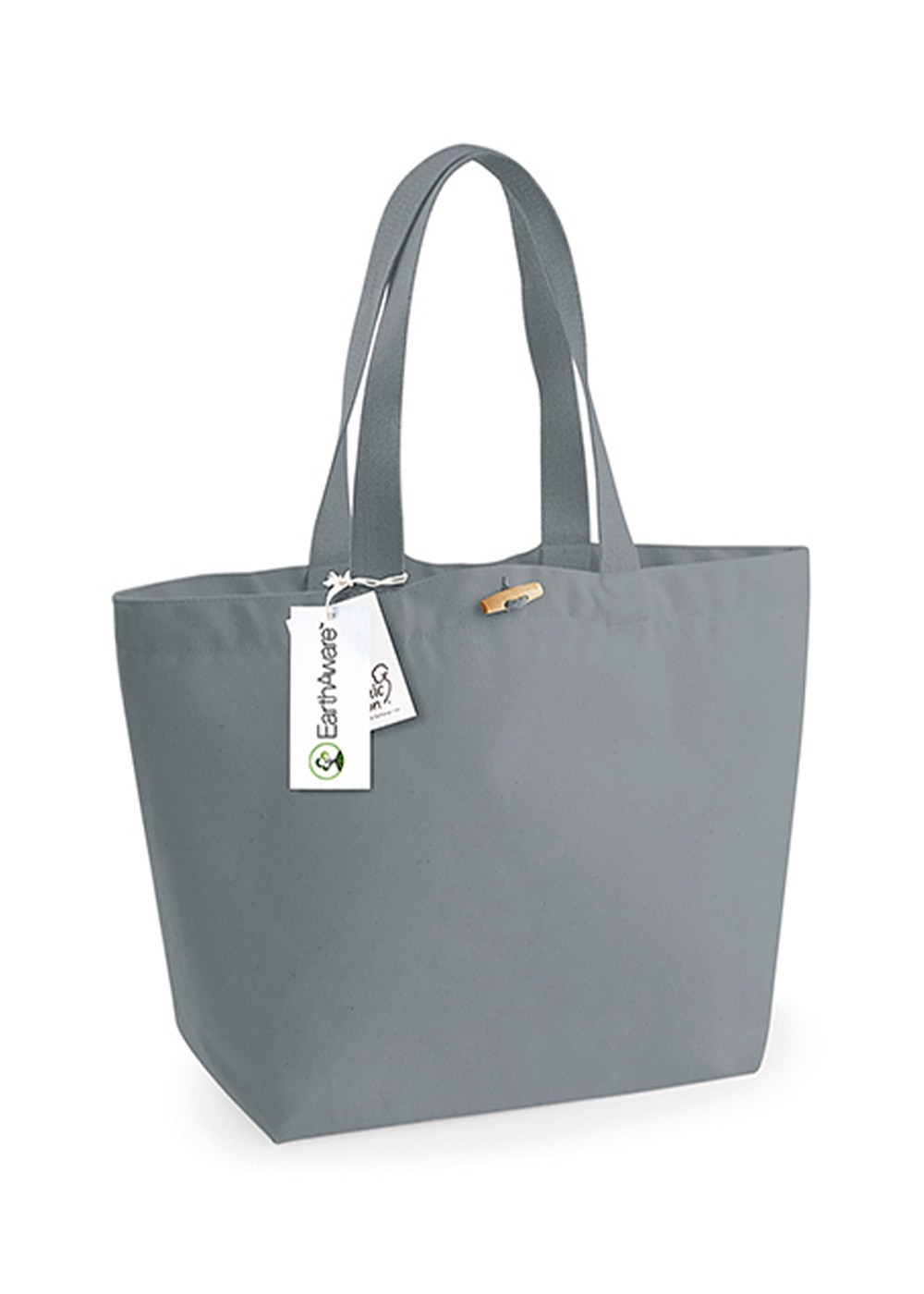 EarthWare Organic Bag XL 34x34x17 Pure Grey