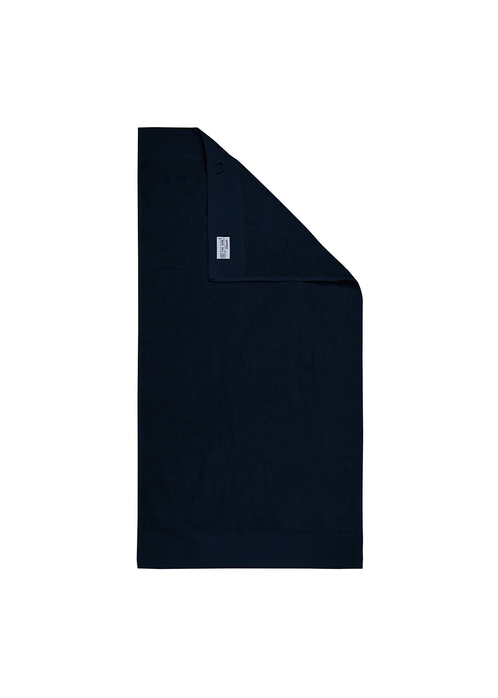 Classic Towel m/broderi 50x100 cm Navy Blue