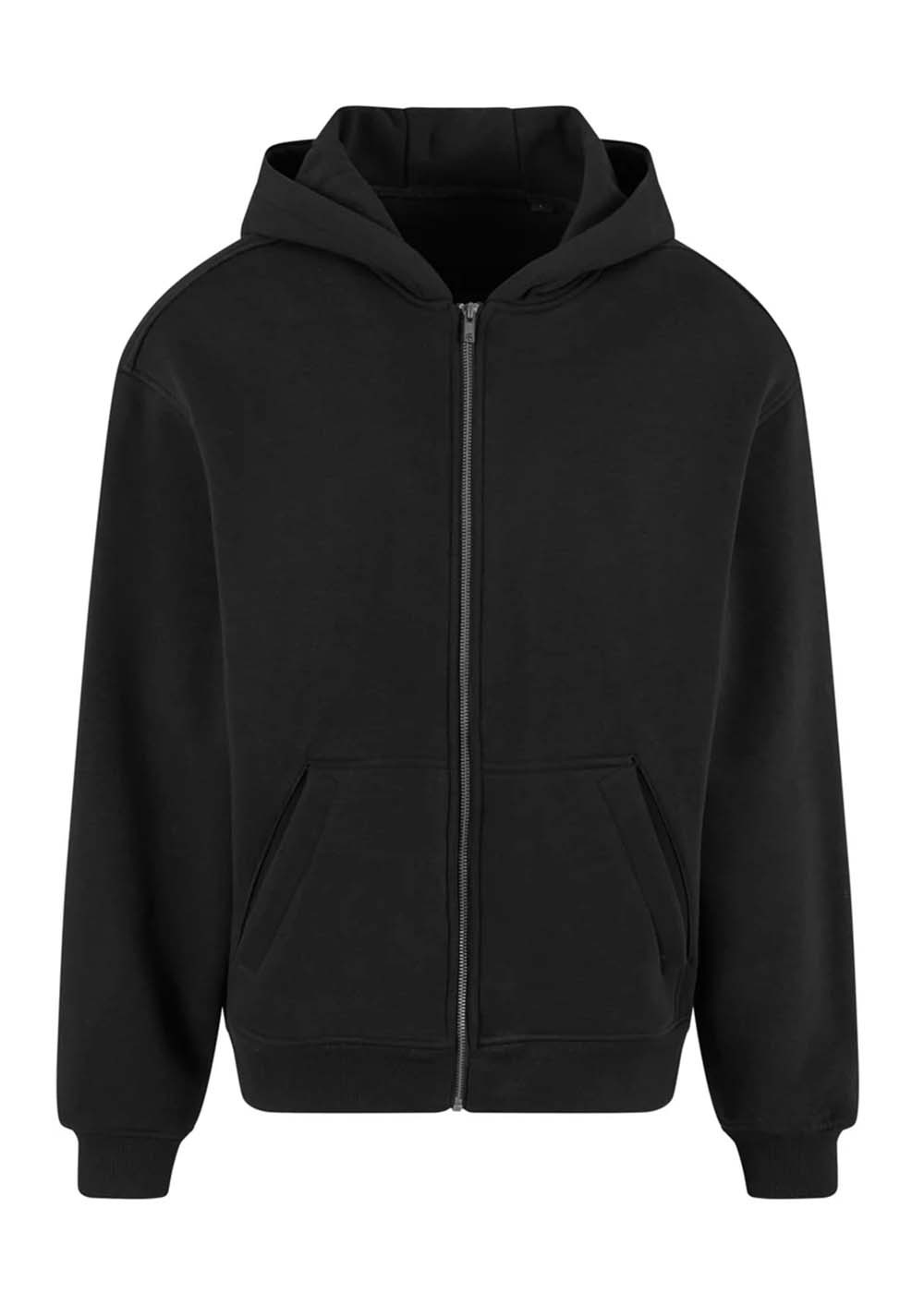 Organic Lux Oversize Zoodie Black