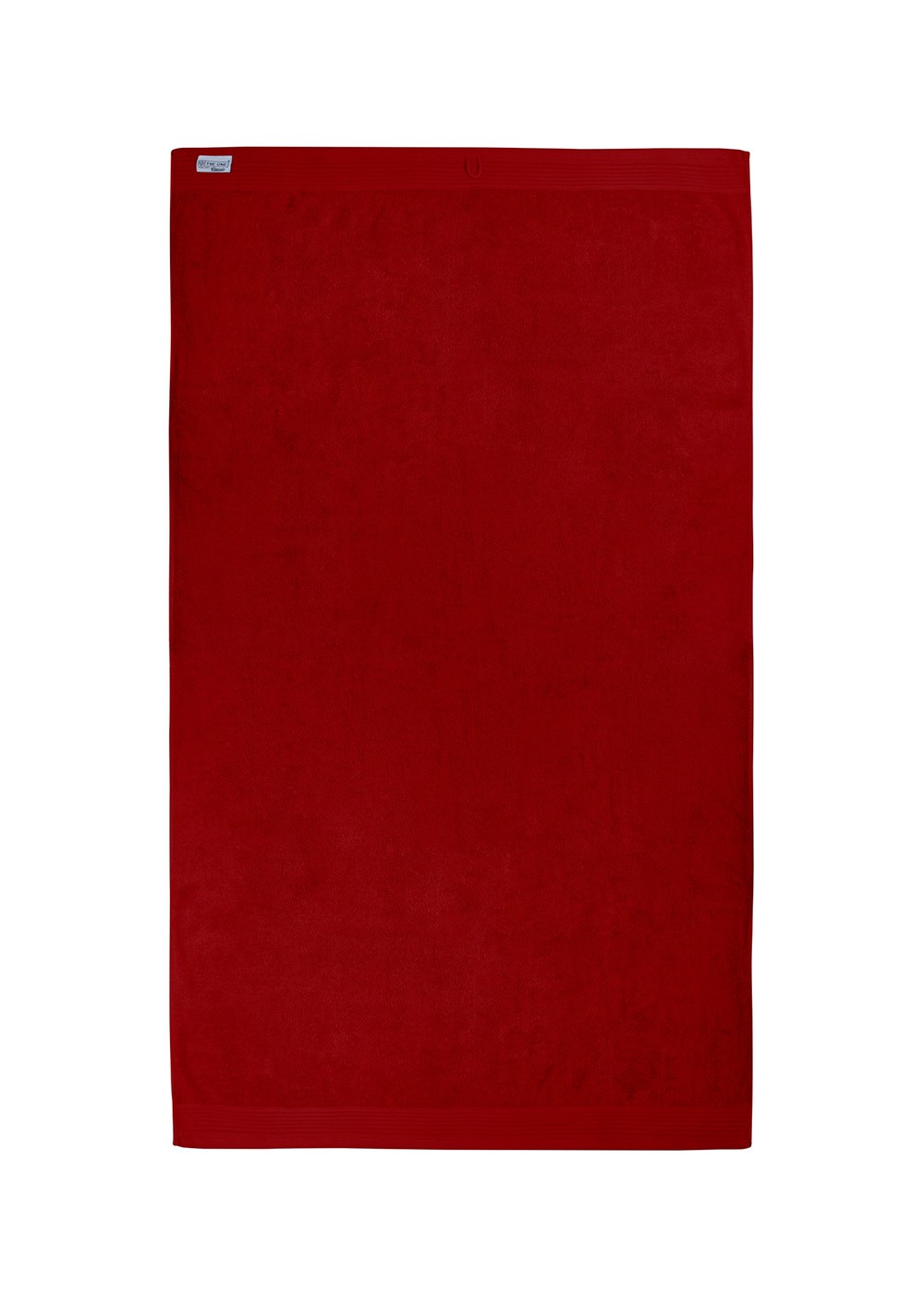 Classic Beach Towel m/broderi 100x180 cm Red