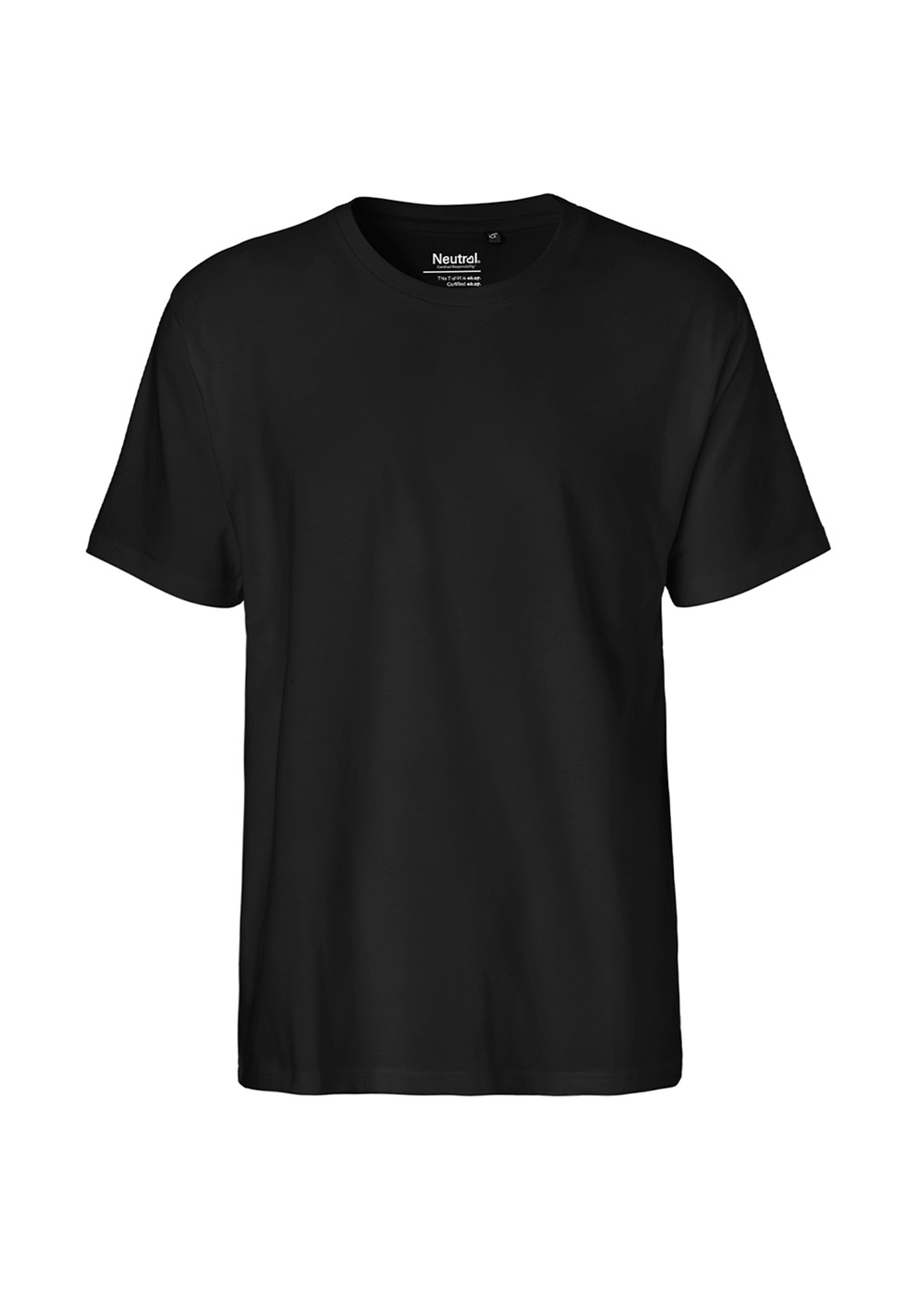 Økologisk Unisex T-shirt Black