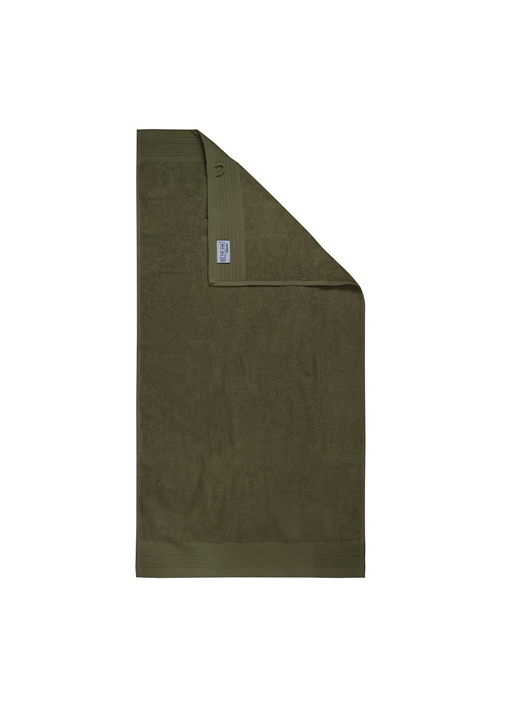 Classic Towel m/broderi 50x100 cm Olive Green