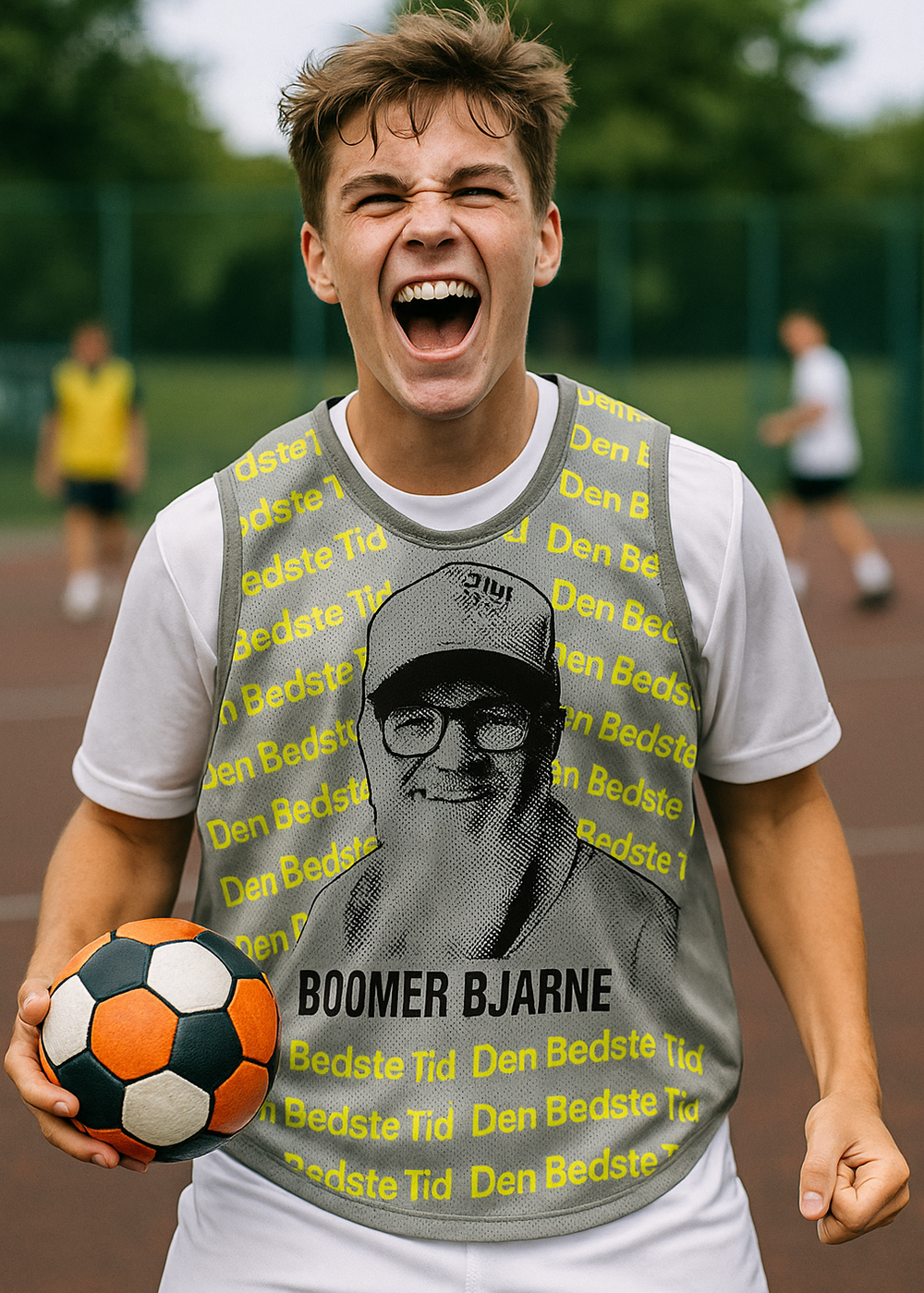 Eget Design - Overtræksvest m/ fuldprint