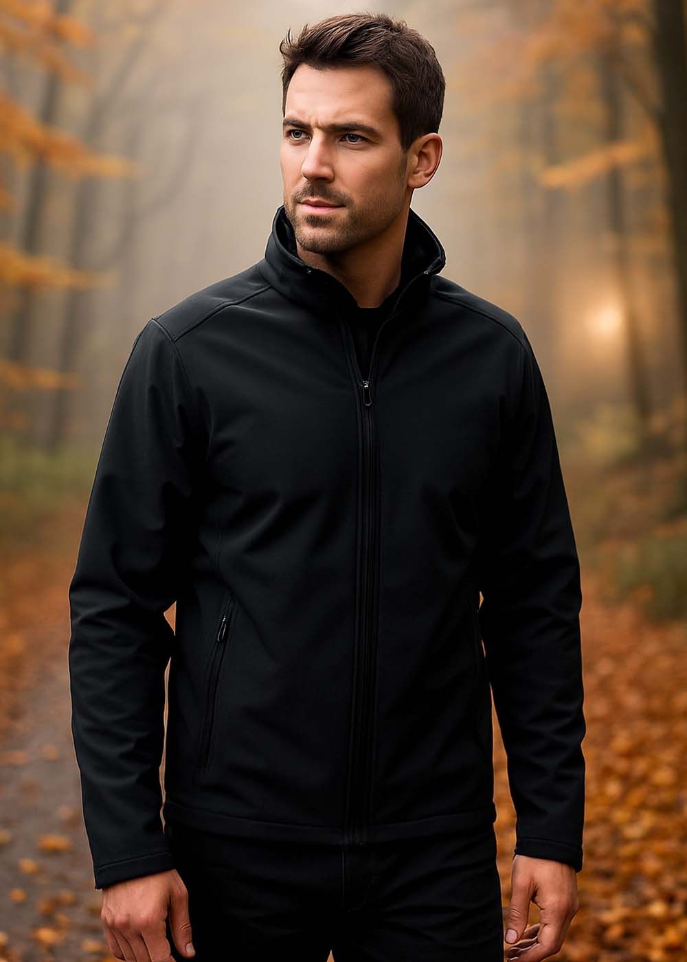 Softshell Jakke Unisex Black/Black