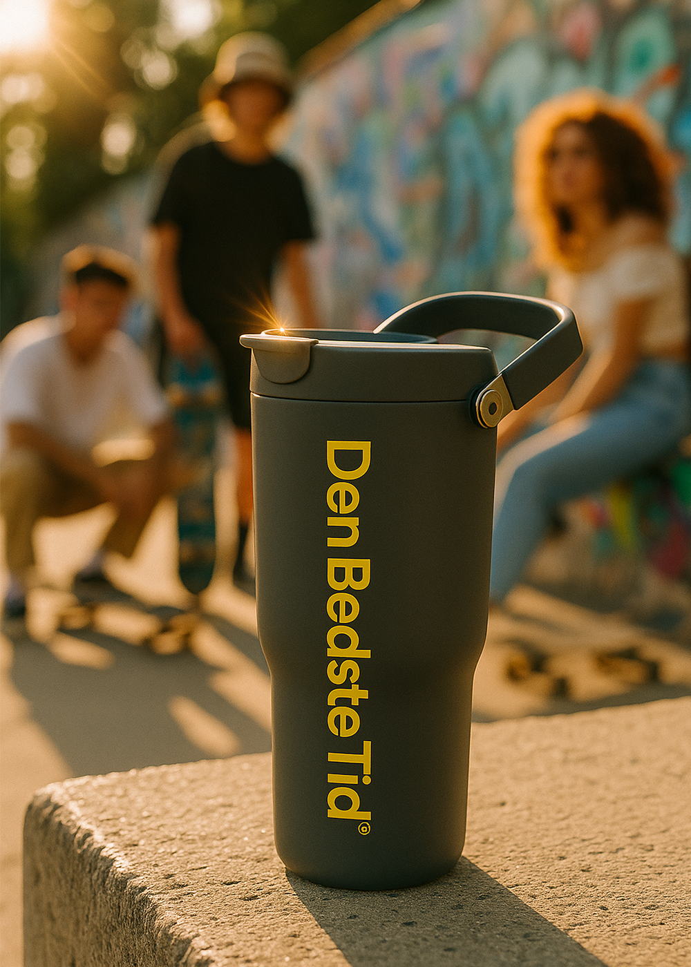 Bronx Vakuumisoleret krus med dobb. funktionslåg 900 ml.