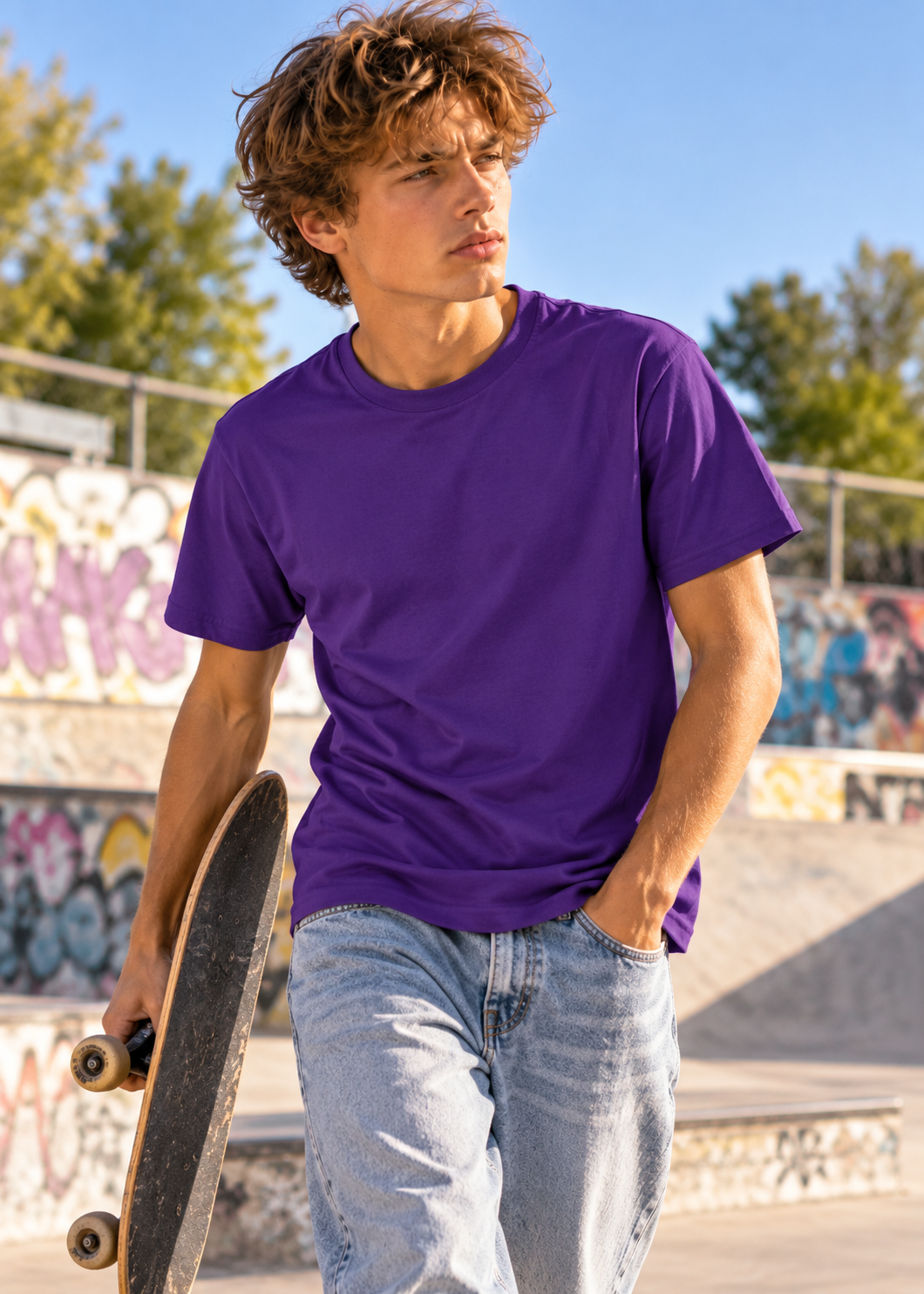 90'er Unisex T-shirt Purple