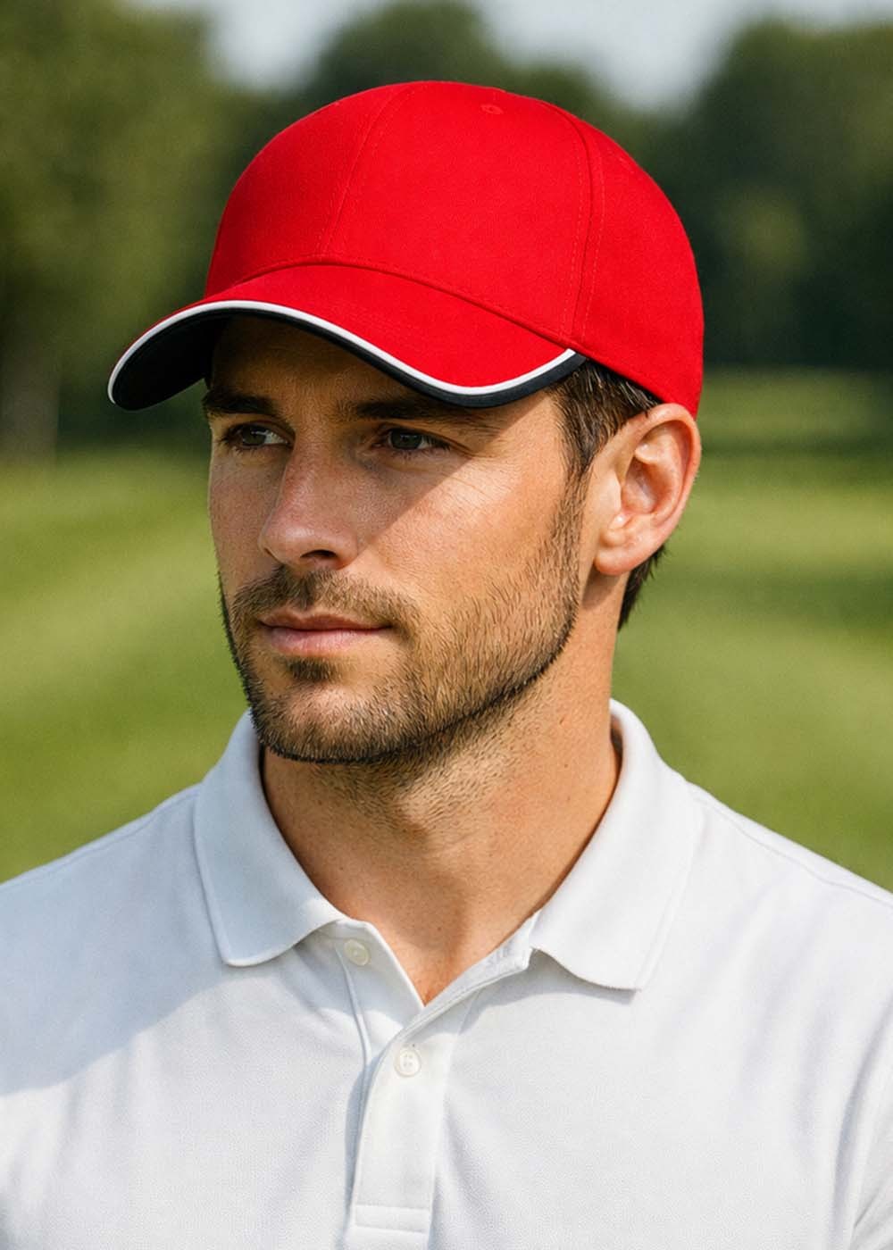 Team Cap Red/Black/White