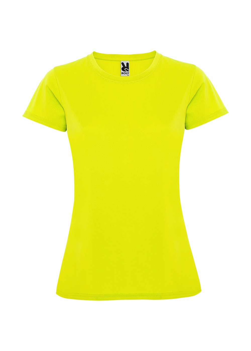 Trænings T-shirt Dame Fluor Yellow