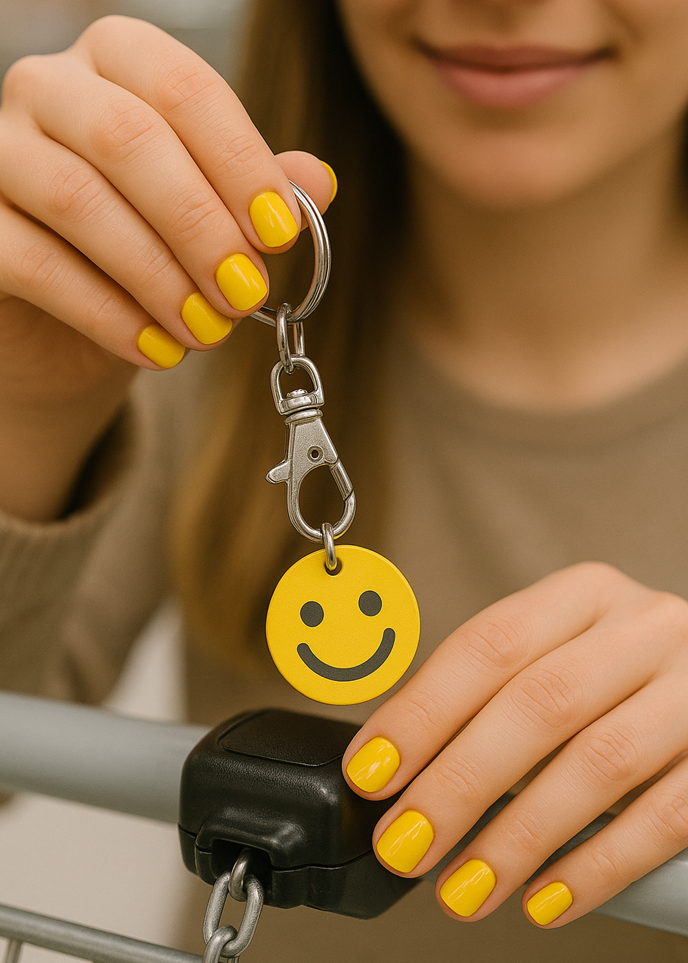 Eget Design - Nøglering m/vognmønt