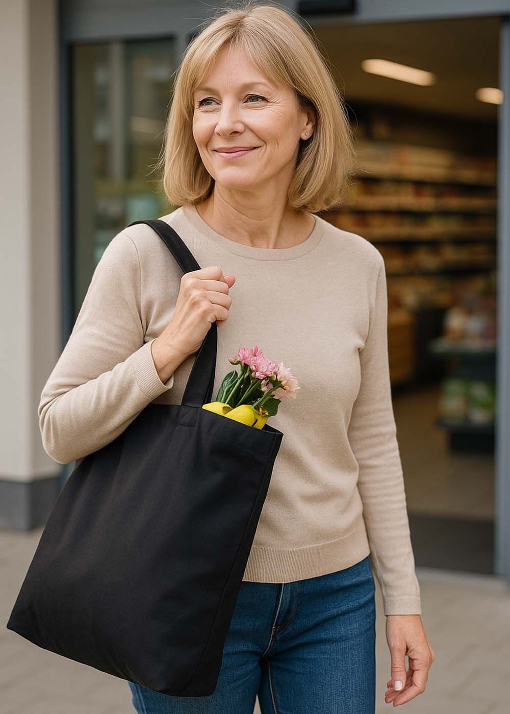 Premium Maxi Bag 35x39x13 Black