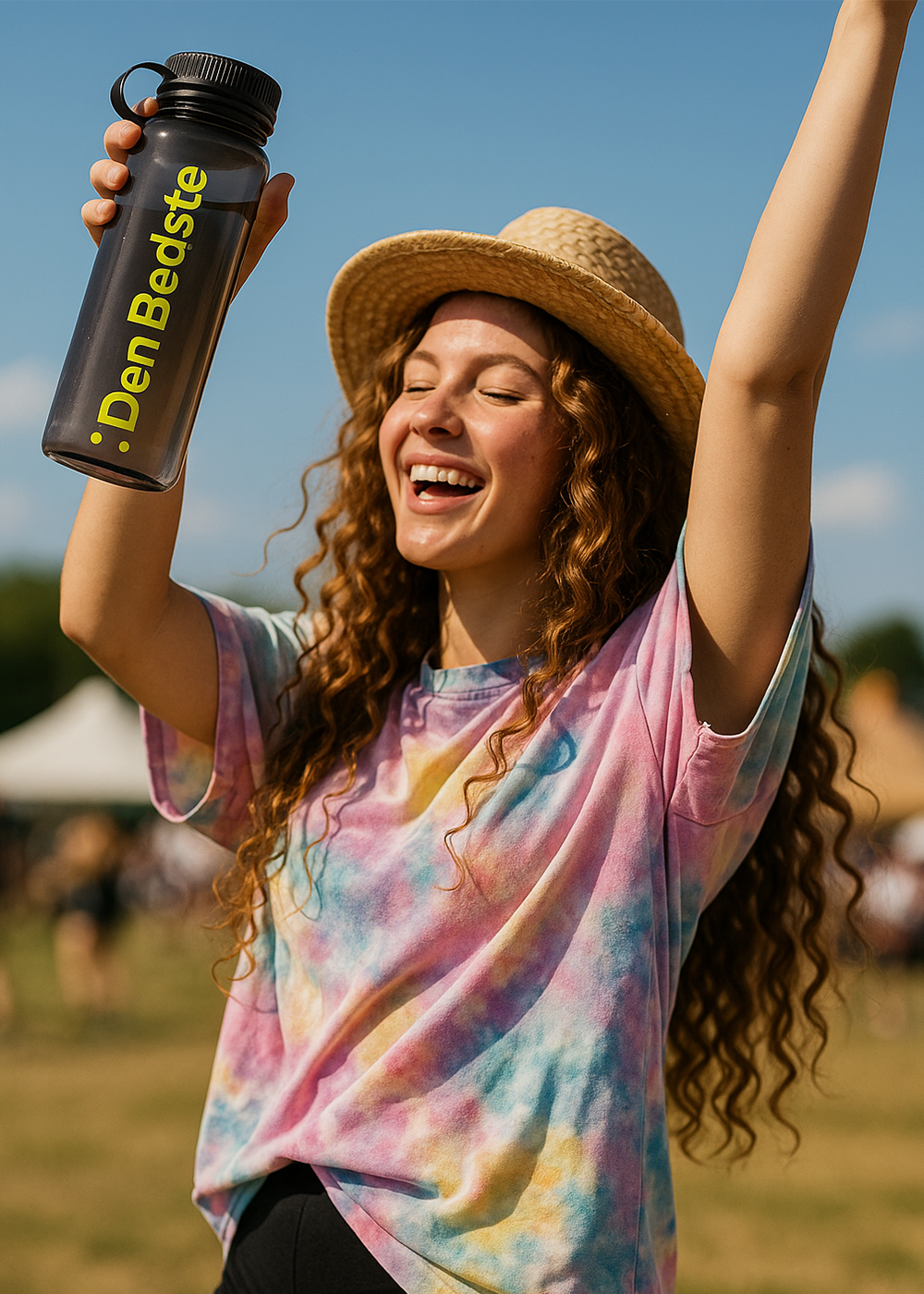 Ryder Vandflaske 900 ml. m/ multifunktionslåg