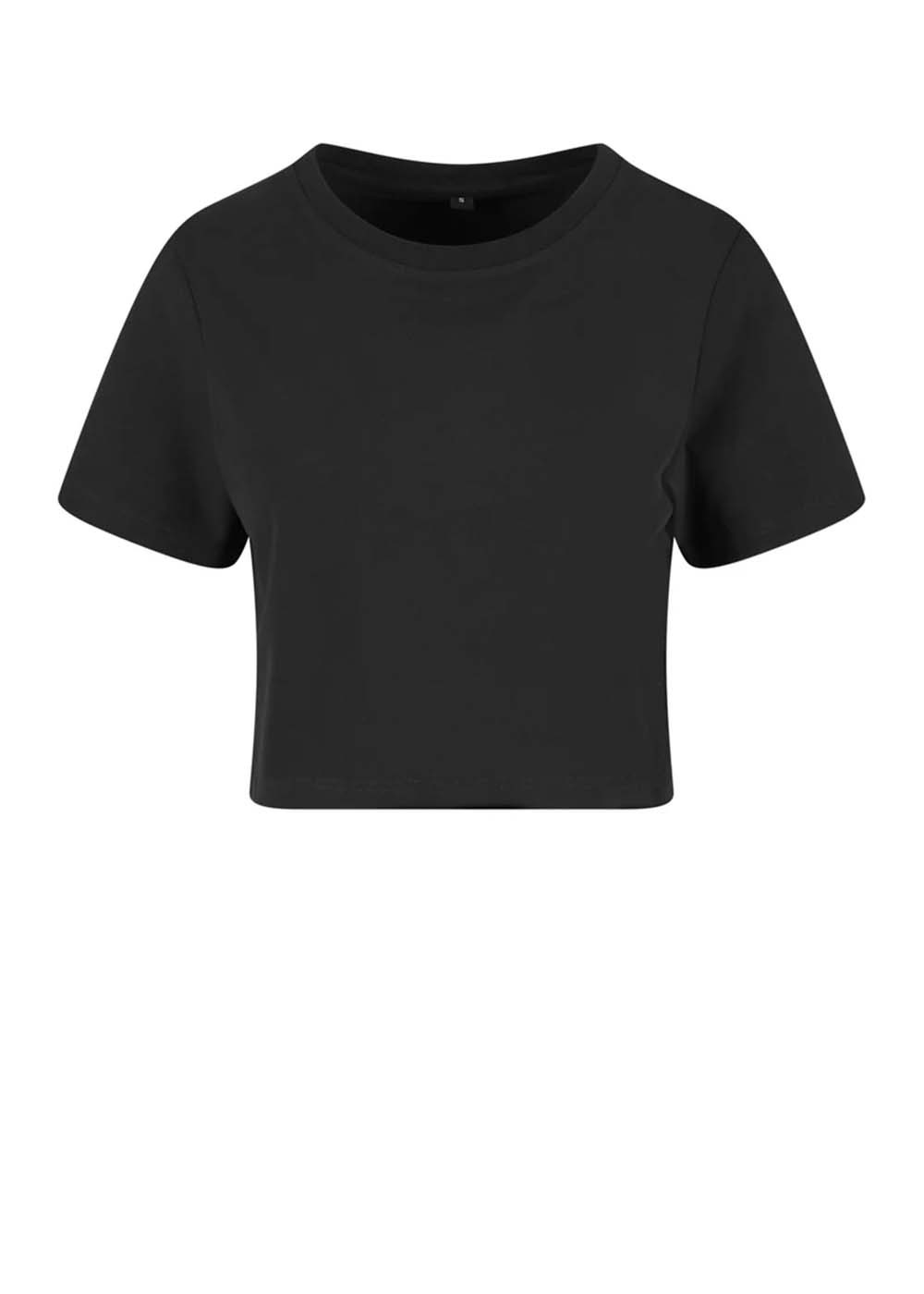 Women's Cropped Tee Black