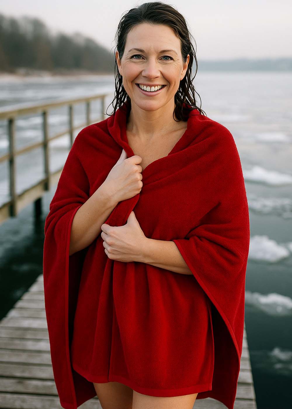 Classic Beach Towel Red