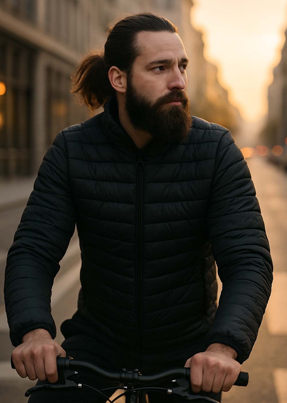 Vatteret Vindjakke Unisex Black