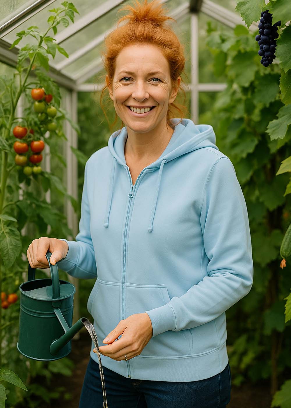 Neutral Woman's Zoodie Light Blue