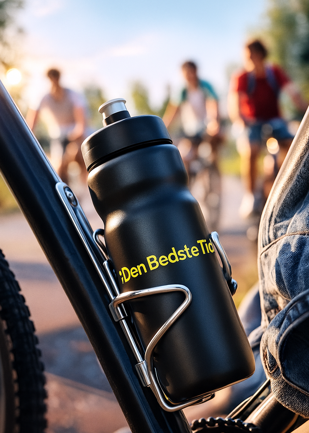 Baseline 500 ml. sportsflaske m/ push and pull tud