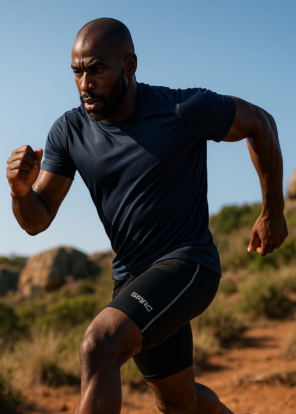 Mens Body Fit Basic Shorts Black