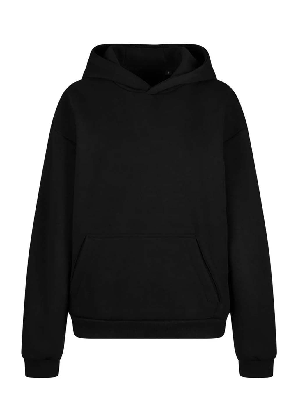 Organic Lux Oversize Hoodie Black