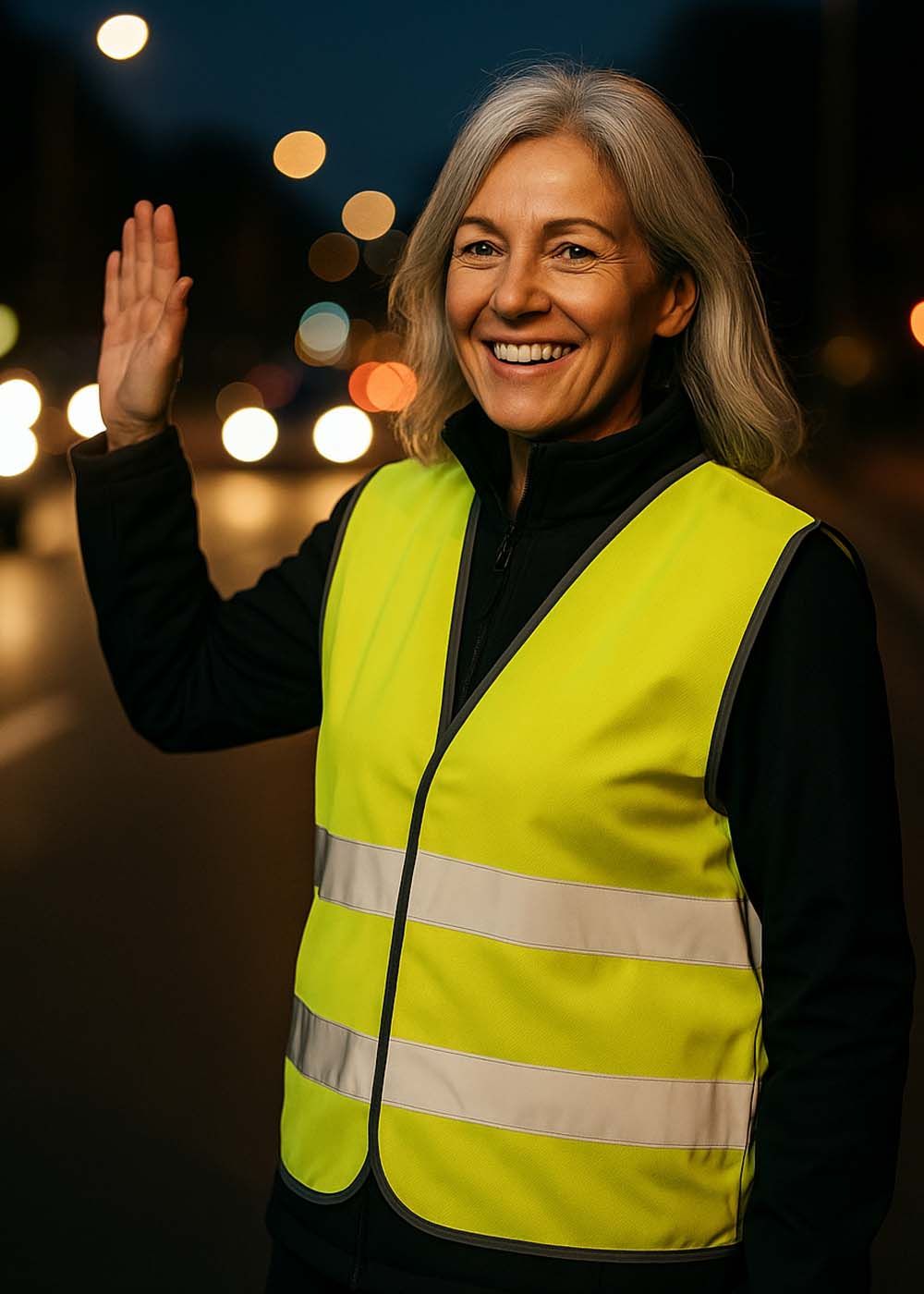 Refleksvest Unisex  Fluorescent Yellow