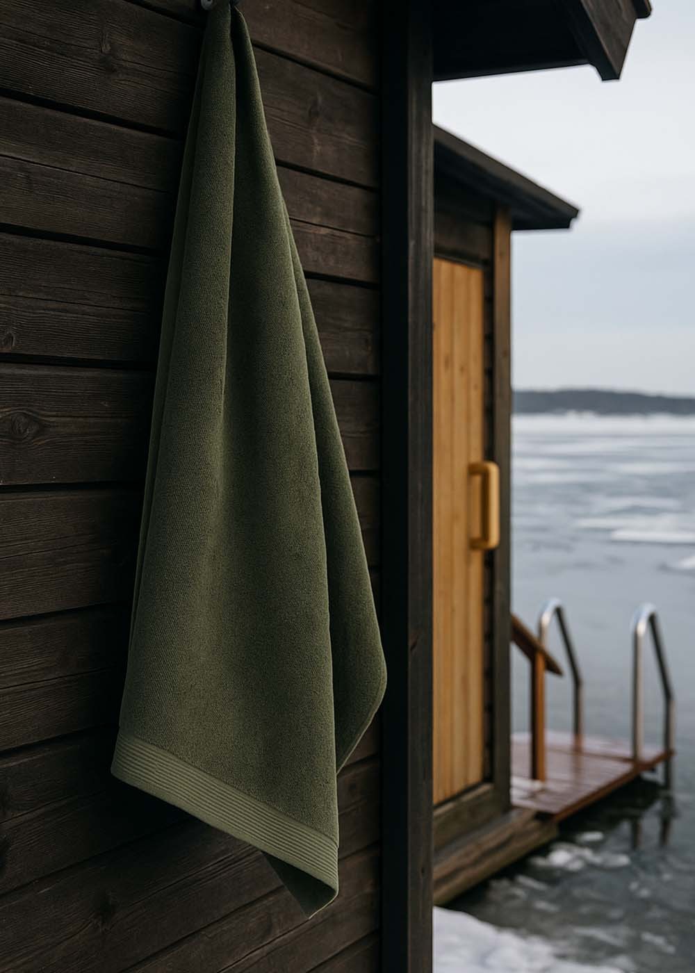 Classic Bath Towel 70x140 cm Olive Green