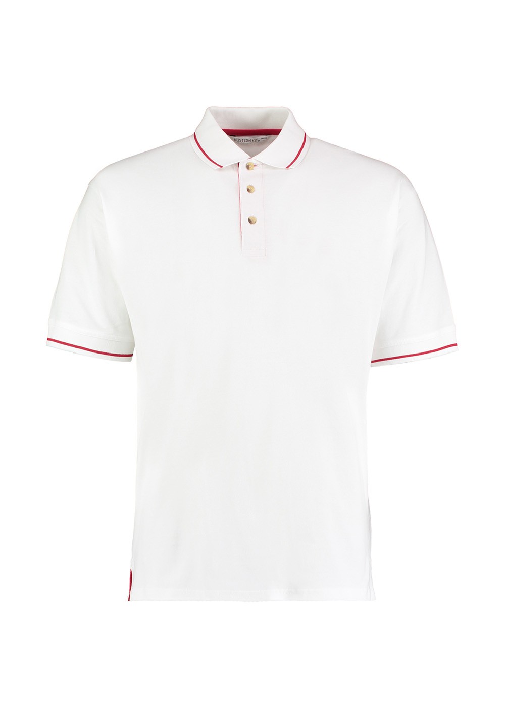 Classic Fit Polo-shirts White/Bright Red