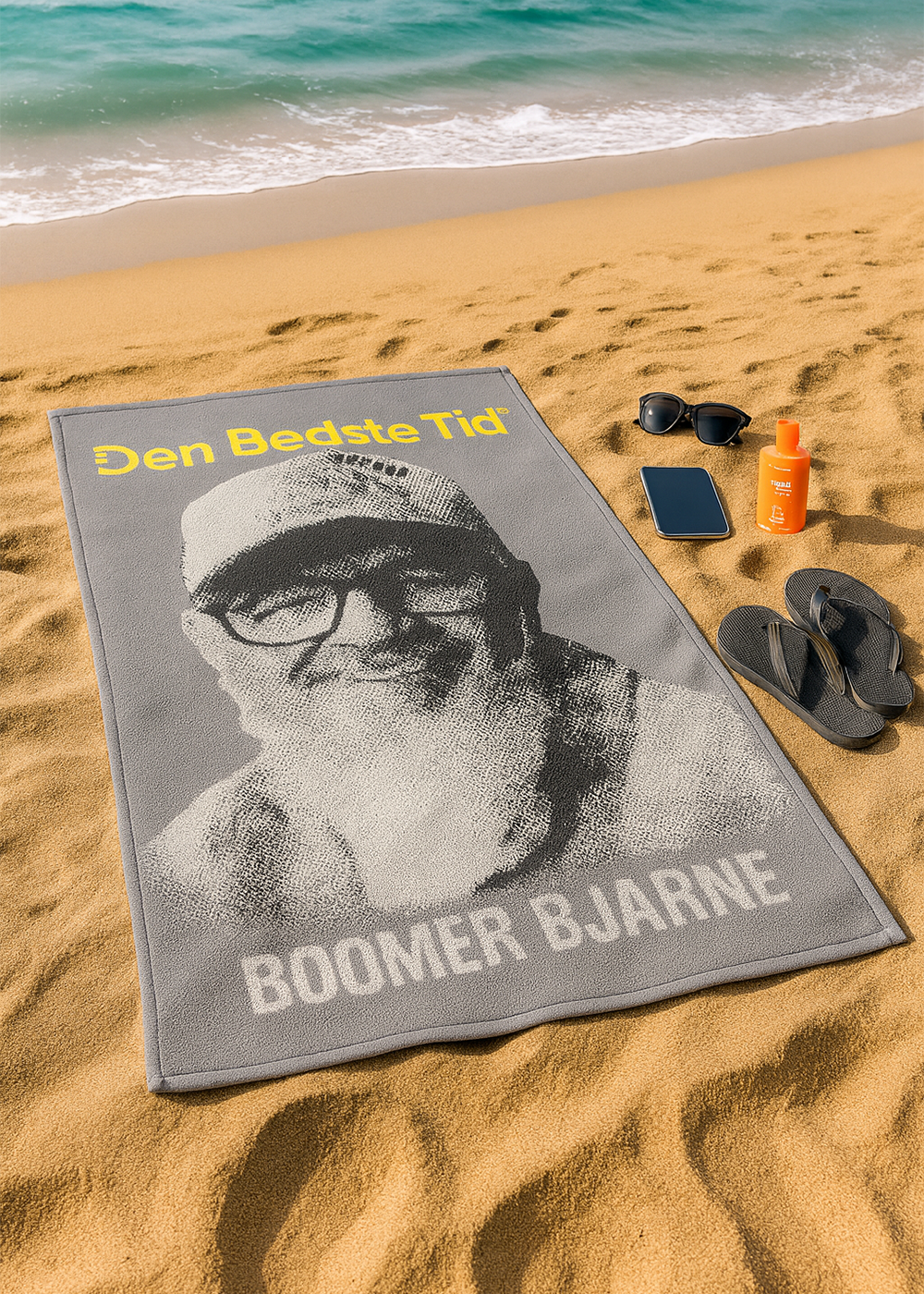 Eget Design - Badehåndklæde m/ fuldprint