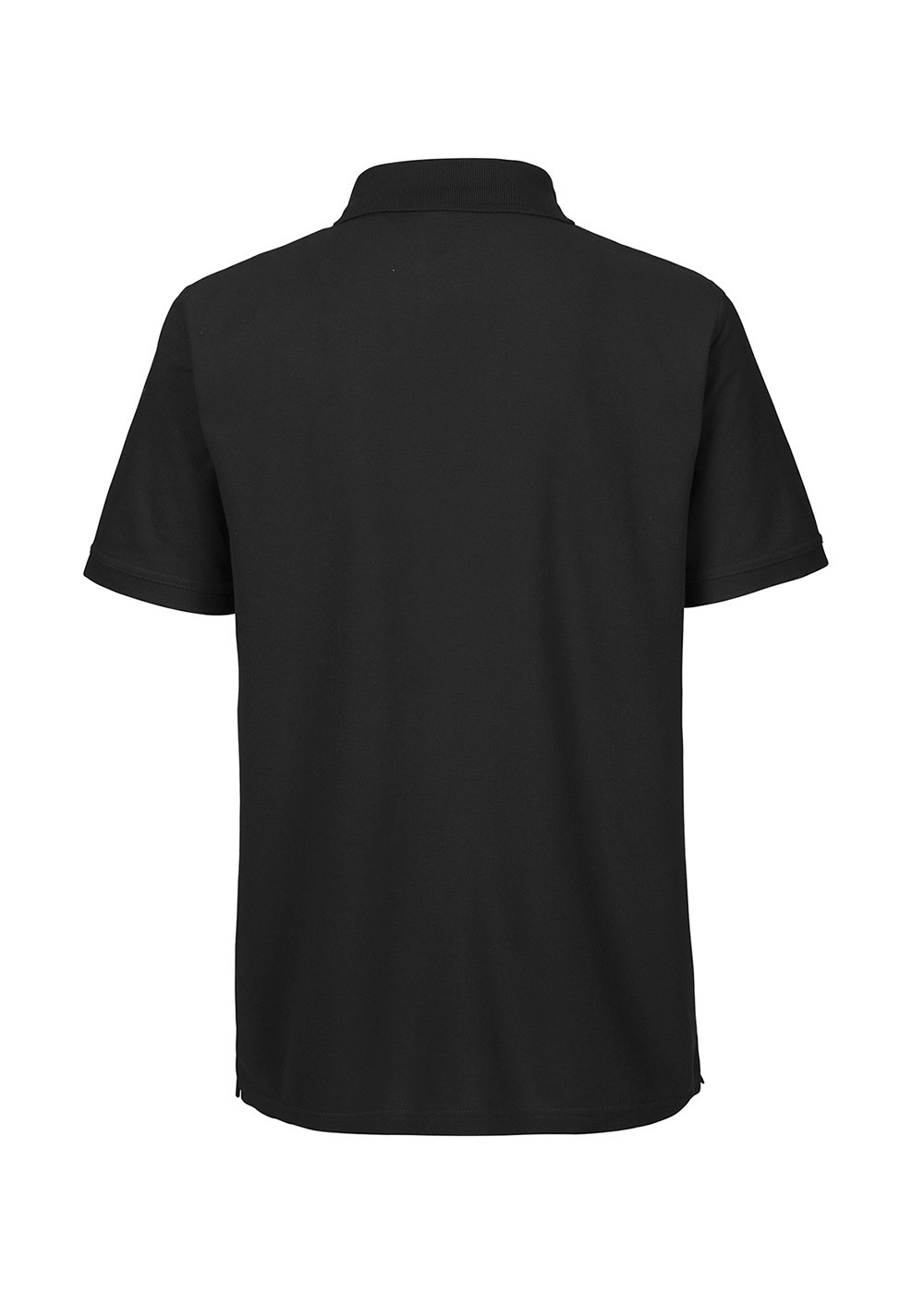Økologisk Unisex Polo-shirt Black