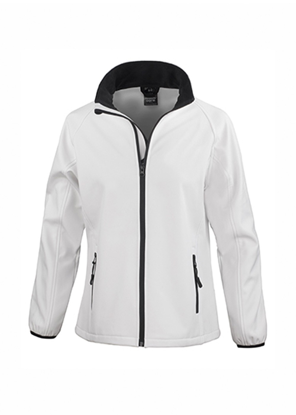 Softshell Jakke Dame White/Black