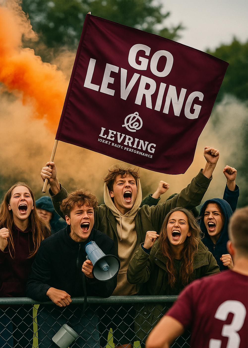 Eget Design - Supporter Flag m/fuldprint