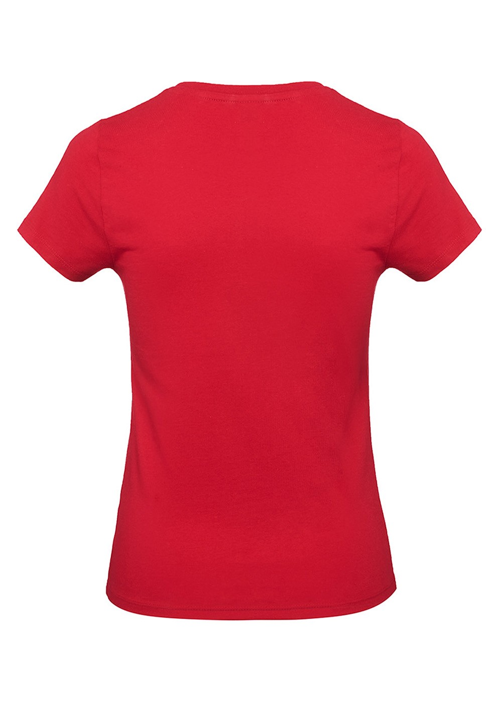 Dame T-shirt m/O-hals Red