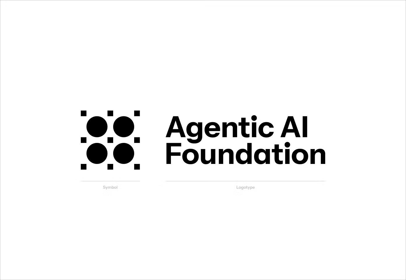 The AAIF primary logo lockup: symbol beside the Agentic AI Foundation logotype