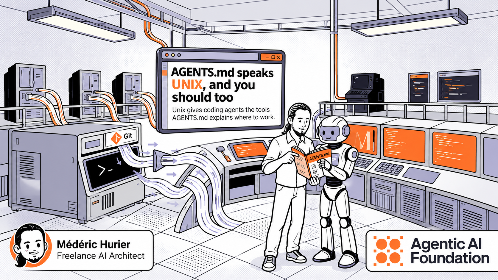 AGENTS.md speaks UNIX, and you should too