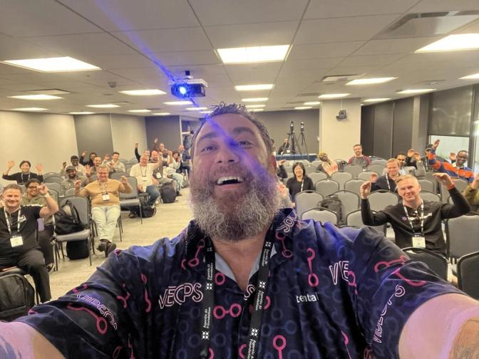 John Capobianco with the session audience at MCP Dev Summit Toronto