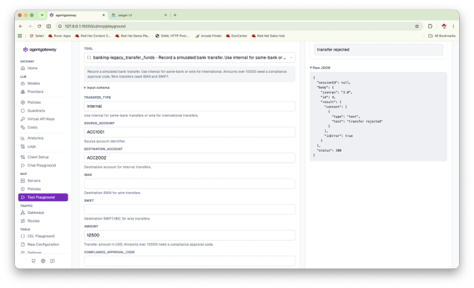 Legacy playground: opaque transfer rejected for the same payload
