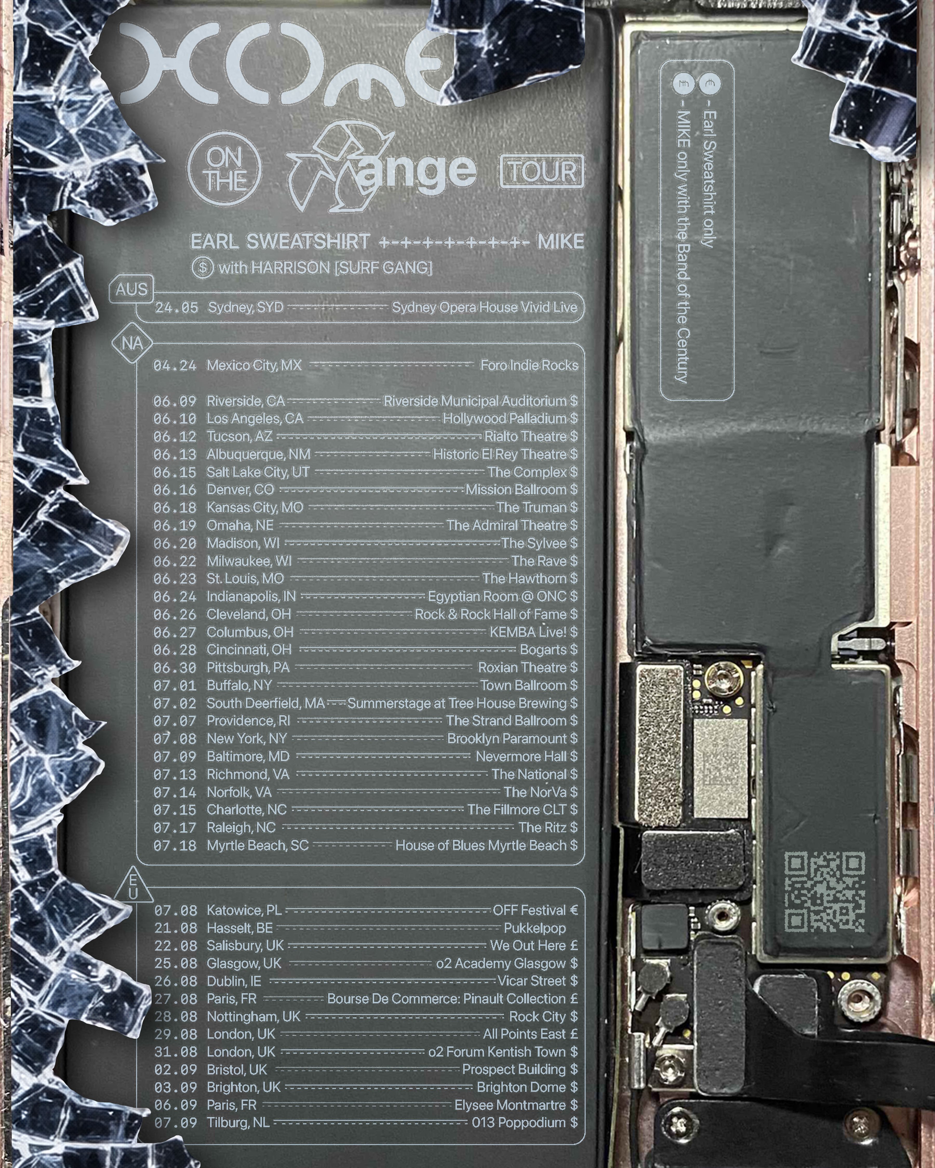 MIKE + Earl Sweatshirt + Harrison Home On The Range Tour