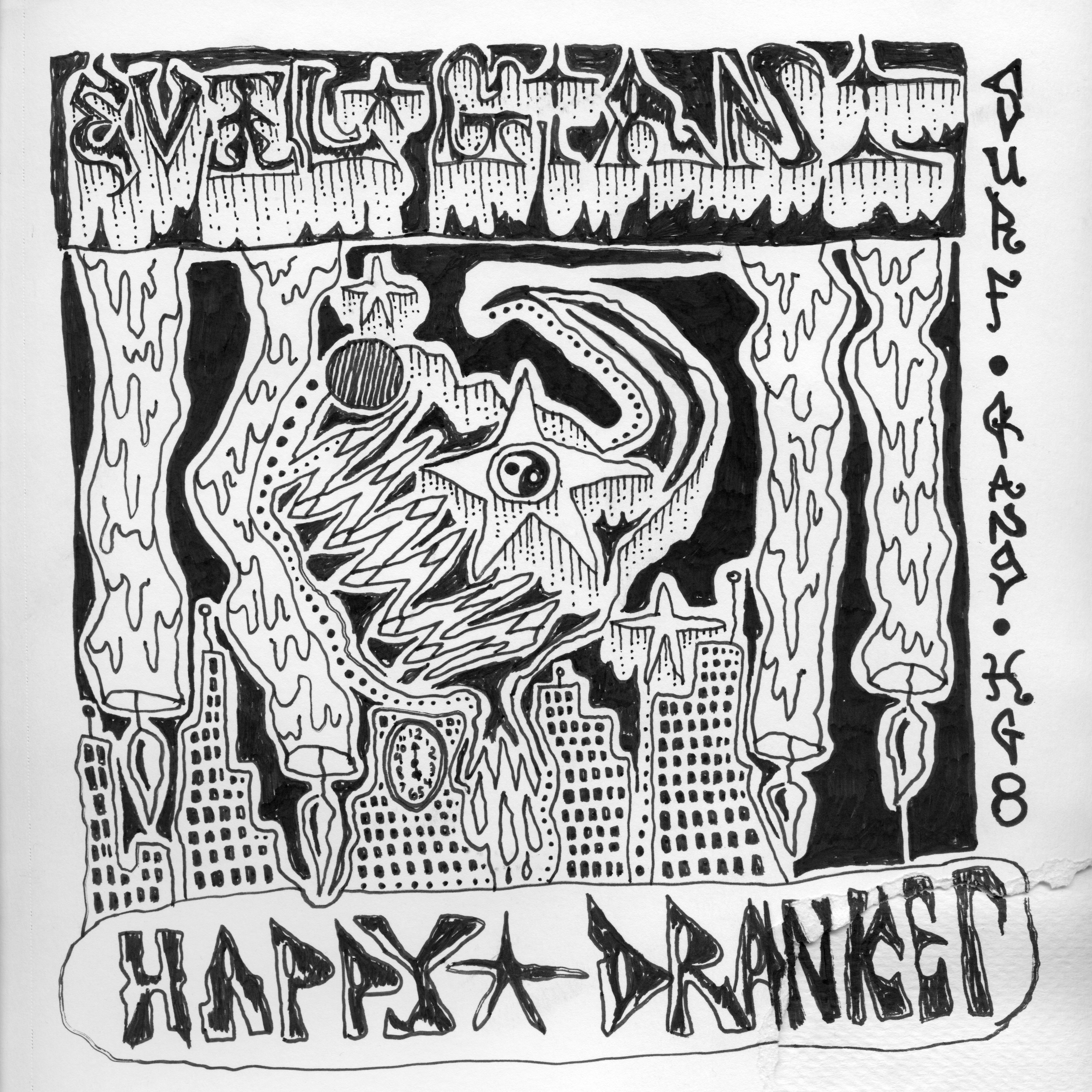 sneaky by evilgiane & Happydranker album art