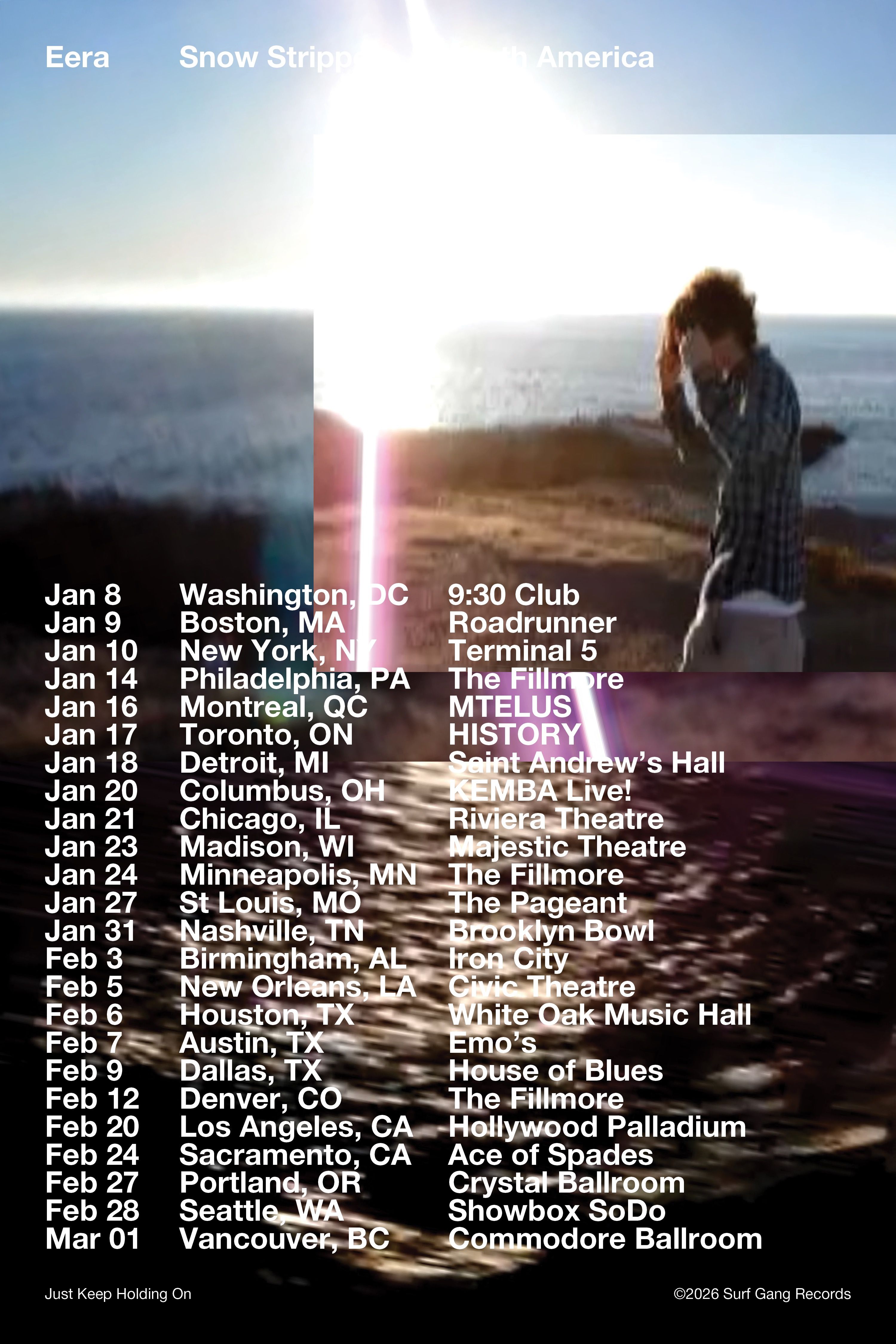 EERA NORTH AMERICAN TOUR 2026