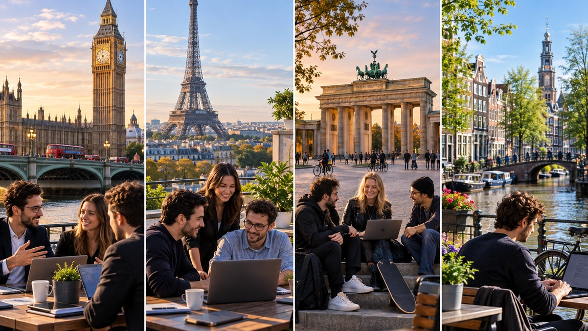 The Difference Between the London, Paris, Berlin, and Amsterdam Tech Scenes