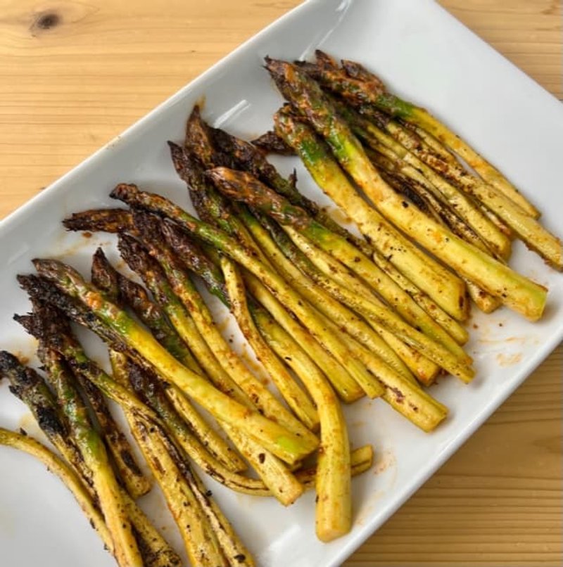 Grilled Glazed Asparagus