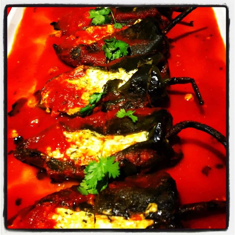 Charred Chili Rellenos