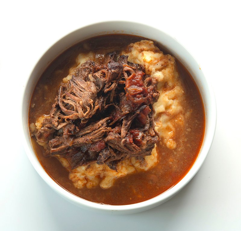 Balsamic Braised Beef with Horseradish Mashed Potatoes