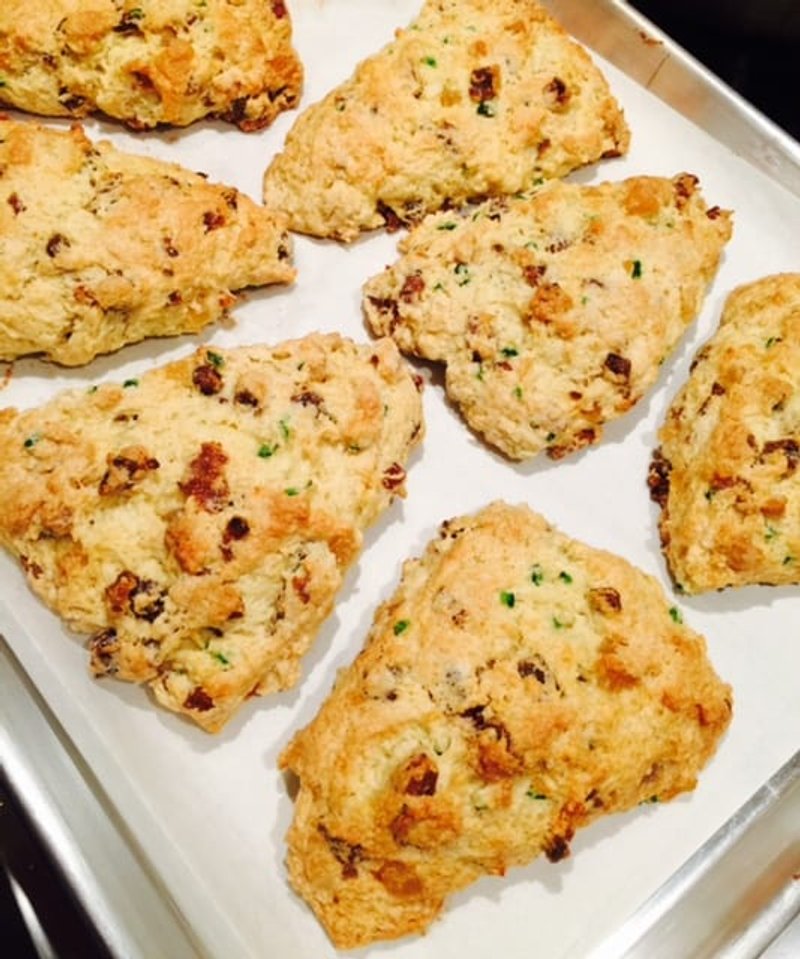 Zucchini Cheddar Scones