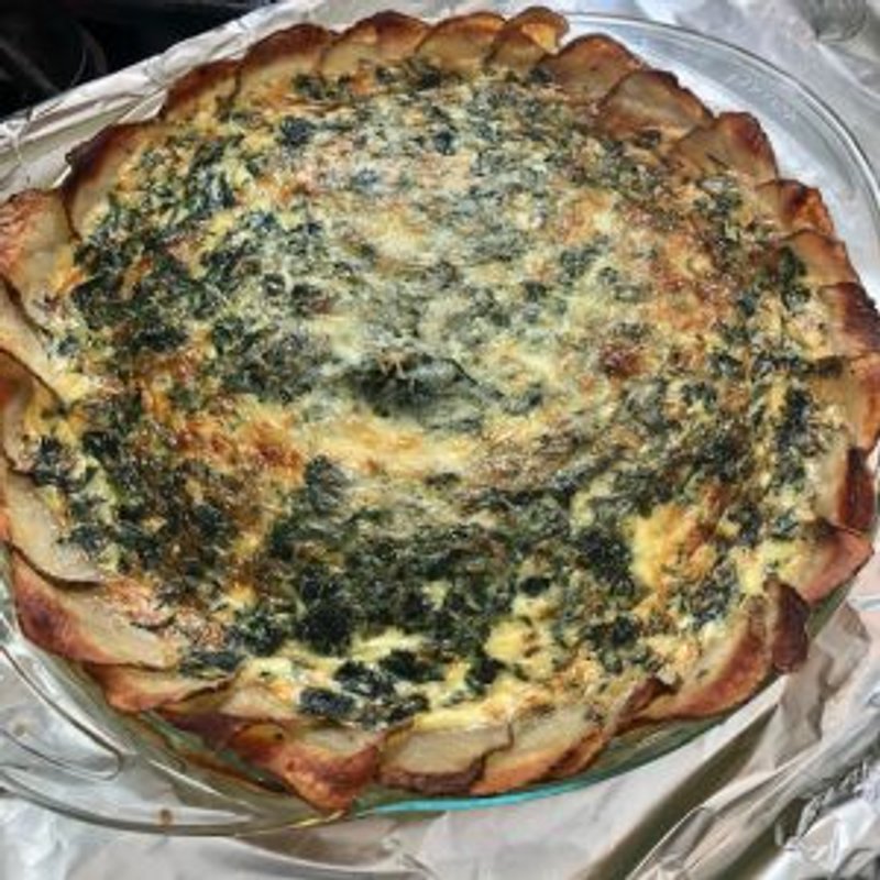 Potato Crust Quiche