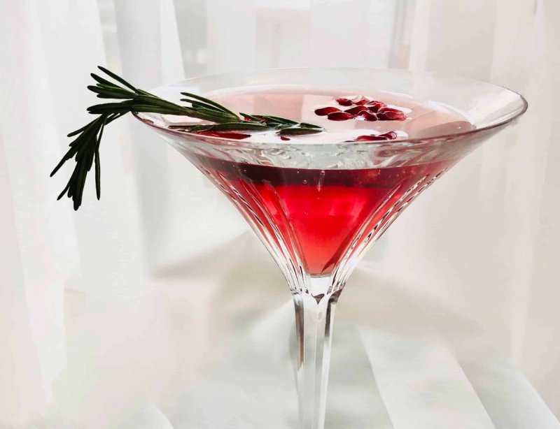 Rosemary Pomegranate Spritz