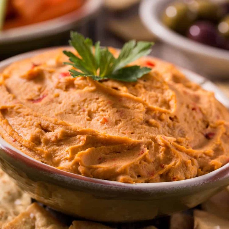 Charred Red Pepper Hummus