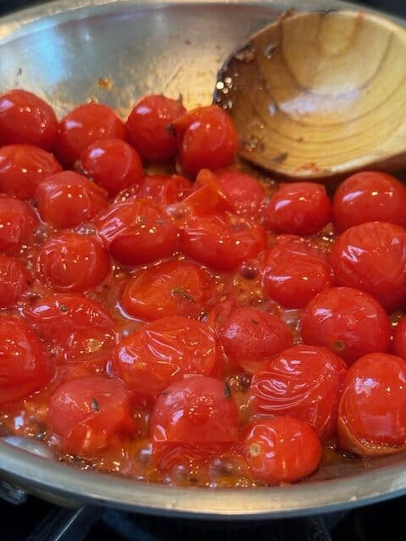 Smashed Cherry Tomato Sauce